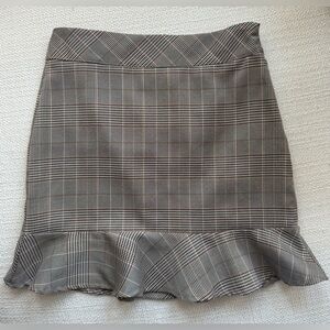 Plaid Pencil Skirt